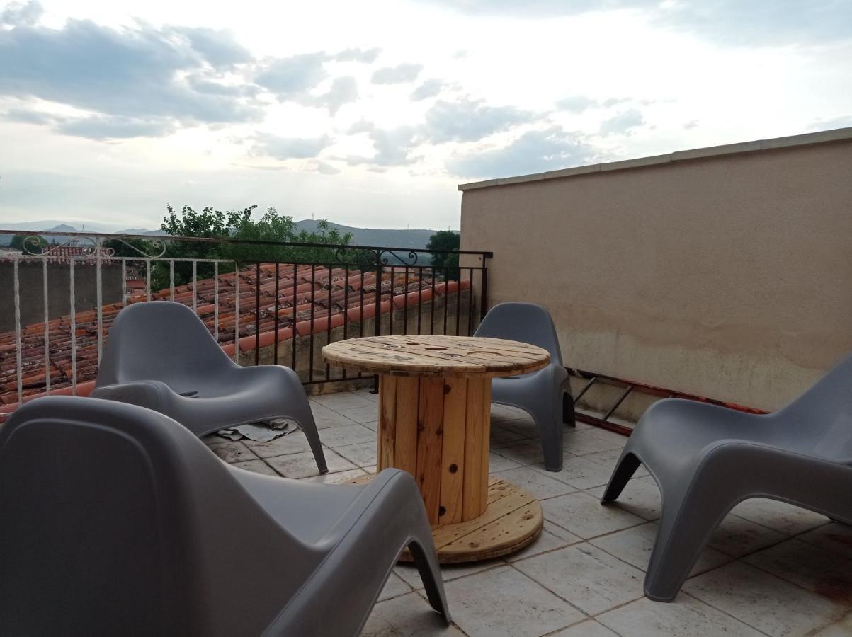 Maison De Charme Avec Patio Et Terrasse De Toit Estagel Екстериор снимка
